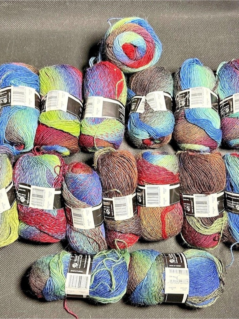 DROPS Delight Multicolor Wool Yarn Lot NWT